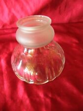 tulipe ancienne en cristal taille type facettes pour lustre/suspension