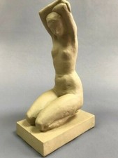  GRES de RAMBERVILLERS, (CERAMIQUE) FEMME NUE par Henri GUINGOT (RARE)