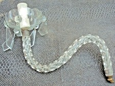 ancienne branche de lustre en verre soufflé  MURANO à pampilles