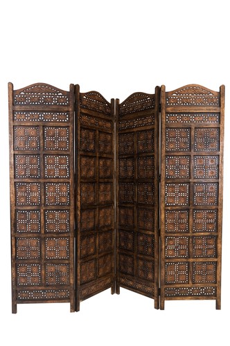 Paravent oriental bois - en,