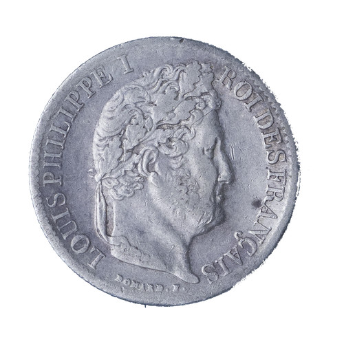 Louis philippe franc 1833 - 1/2,