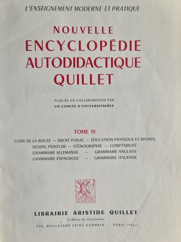 Nouvelle encyclopédie