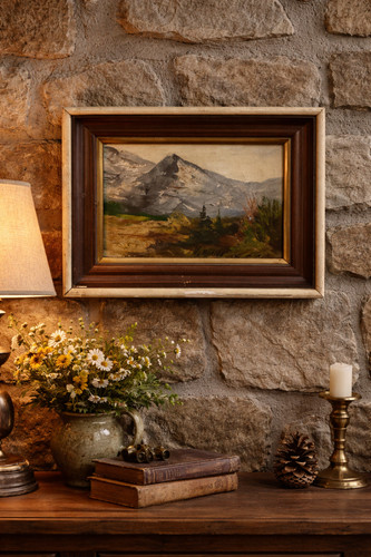 Petit paysage montagne - paysage, de