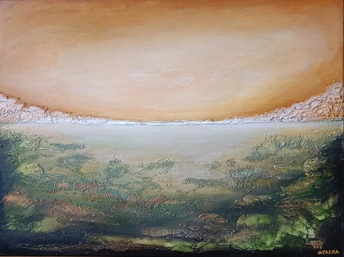 Peinture abstraite acrylique - abstraite,,