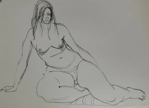 Superbe féminin drawing - superbe,
