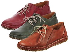 Gemini Femmes Chaussure à Lacets Basse en Cuir Souple Semelle Amovible 336468-02