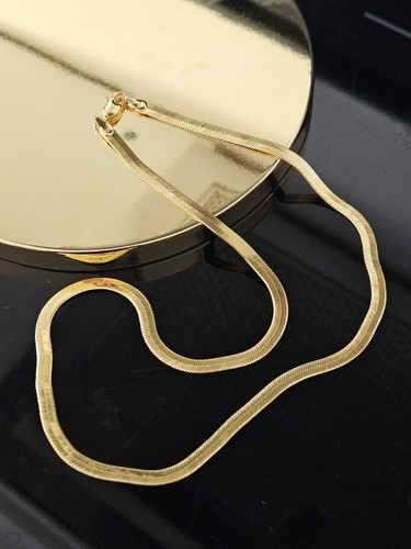 Collier boa plaquée 18k - en, or