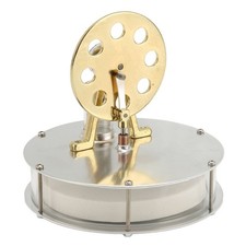 Stirling Engine Motor Model Low Temperature Silvery Zinc Alloy Stainless Steel