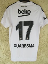 Maillot BESIKTAS Beşiktaş JK 2016 QUARESMA n°17 vintage football shirt ADIDAS M