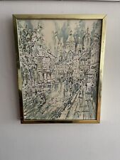 Ancien tableau huile sur toile