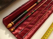 Pêche CANNE à MOUCHE 7'9p Bambou refendu Fly rod fishing Pezon et Michel Blank
