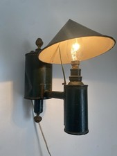 Ancienne Et Rare applique en tôle quinquet  empire / Napoléon ,Lampe Bouillotte.