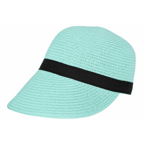 Visière paille femme vert - paille,