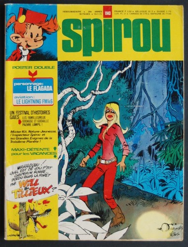 Spirou 1943 1975 poster - de,