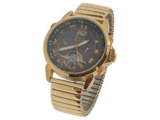 TRIAS Montre Bracelet Homme Or