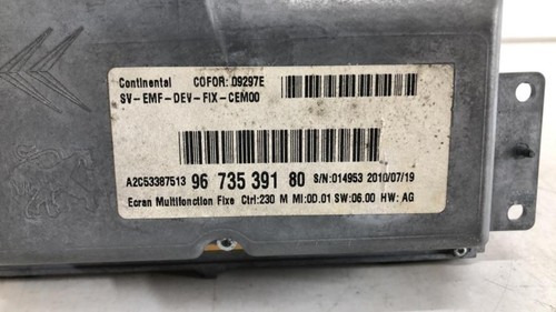 Ecran gps citroen picasso - citroen, c3