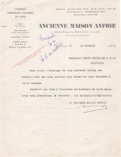 75 PARIS negociant ANFRIE 1925