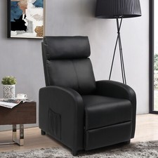 Fauteuil Inclinable de Massage et Chauffant Fauteuil de Relaxation TV Fauteuil