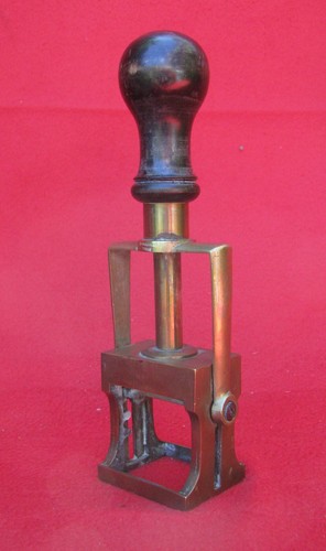 Tampon ancien bronze sentuc - tampon, b.sentuc
