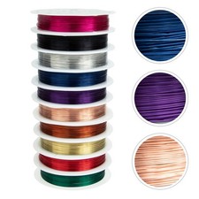  10 rouleaux bijoux perles fil bricolage artisanat fabrication de bracelet en