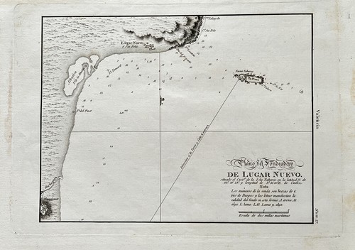 Carte marine ancienne lugar - de,