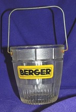 r) vintage trés Beau Seau BERGER Glaçons Glace Anis Pastis Bistro excellent état