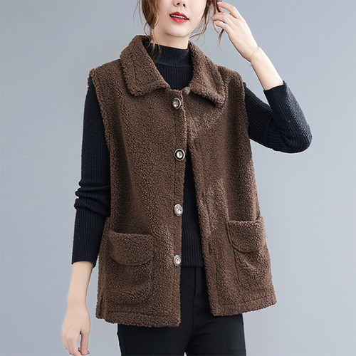 Femme polaire gilet fausse - femme,