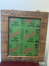 Rare Ancien Plaque Tôle Castrol