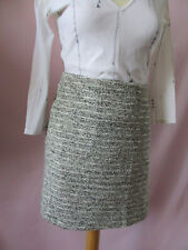 Jupe LES PETITES BOMBES chinée gris/blanc Taille 38 Neuve