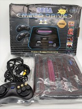 Console Sega Mega Drive II Boîte 2 Manettes Jeux Intégrés 100% Fonctionnel