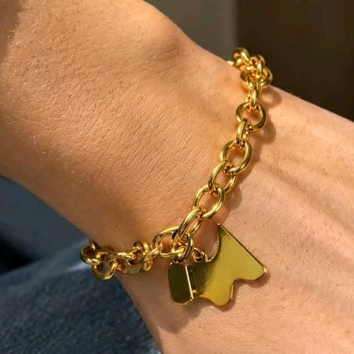 Bracelet chaîne 17g - or, jaune