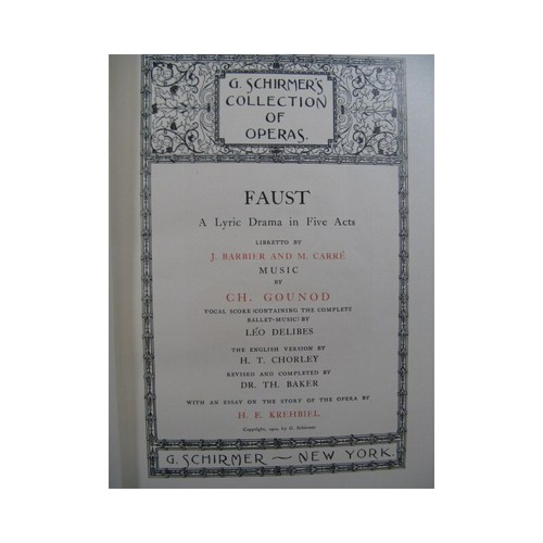 Gounod charles faust opéra - gounod,