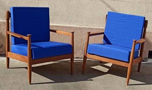 Paire fauteuils scandinaves - de,