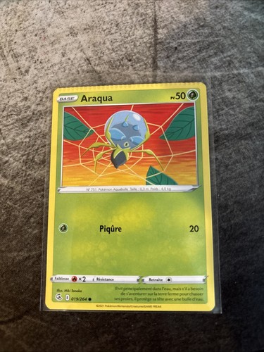 Carte pokemon araqua - -, 019/264