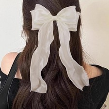 Pince à cheveux nœud ruban élégant et esthétique, accessoire de coiffure