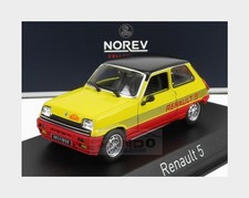 1:43 NOREV Renault R5 Ts Montecarlo 1978 Yellow Red NV510536
