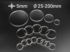 Disques en acrylique transparent 5mm Bases miniatures, PMMA coulé, plexi rond