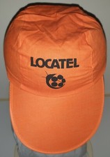 Casquette cycliste LOCATEL orange neuve