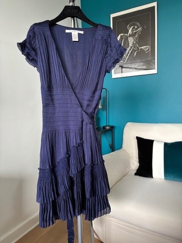 Robe bleu nuit vintage - , diane
