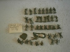 MAQUETTE 37 FIGURINE SOLDATS BRITISH PARATROOPERS WW2 AIRFIX 1/72 SANS BOITE