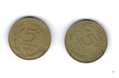 Lot pièces centimes - lot, 2