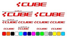 Kit d'autocollants muraux en vinyle pour cadre de vélo de route CUBE MTB