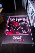 COCA COLA CHERRY POP POWER French Bus Shelter Vintage Advertising Poster Orig