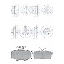 DELPHI Disques + Revêtements