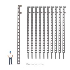 HO Lot Poteaux Électriques, 1/87 H0 Décor Train Pylône Modélisme Ferroviaire