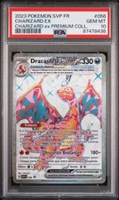 Carte Pokémon Dracaufeu EX SVP 056 PSA 10 Promo Ecarlate & Violet FR