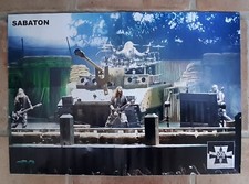 mini poster affiche revue magazine Rock français SABATON 41x29cm HELLFEST 2022