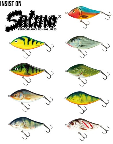 Salmo slider jerkbait coulant - salmo,