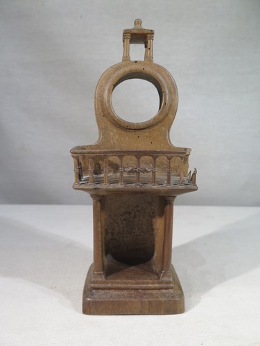 Ancien porte montre bois - en,