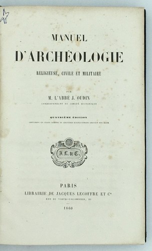 Oudin abbé manuel - oudin.,